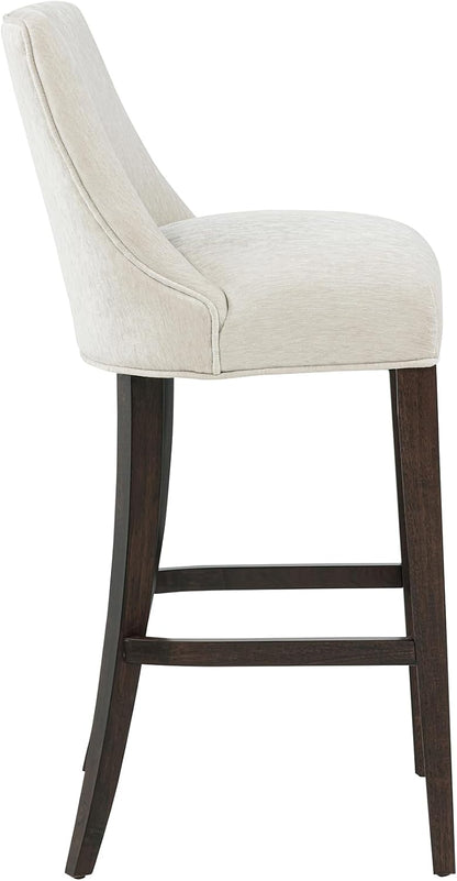 ✨ Modern Chenille Counter Stools | Upholstered Kitchen Island Chairs with Wooden Legs 🌿