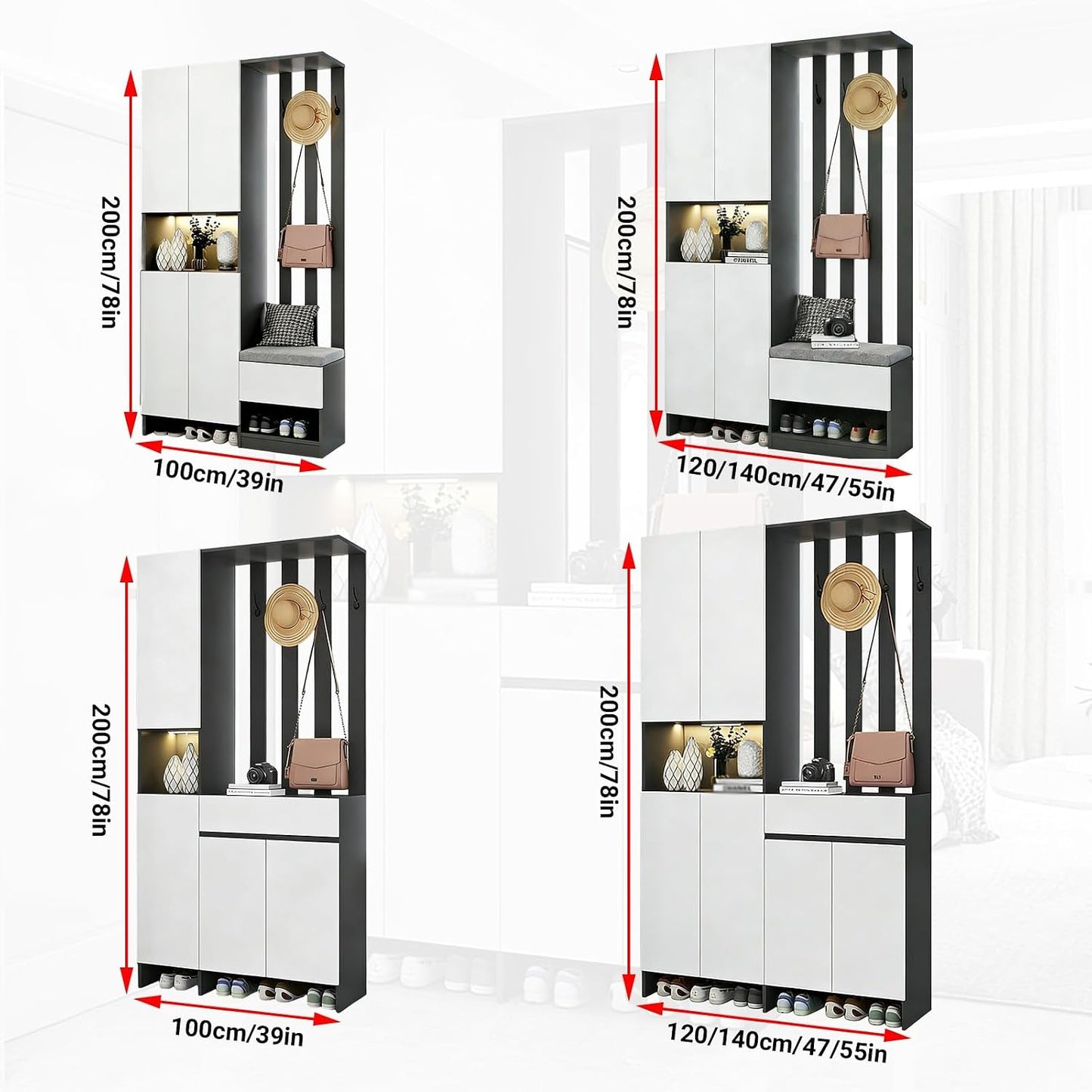 ✨ Modern Room Divider Shelf | Freestanding Storage Partition for Living Room & Home Office 🏡