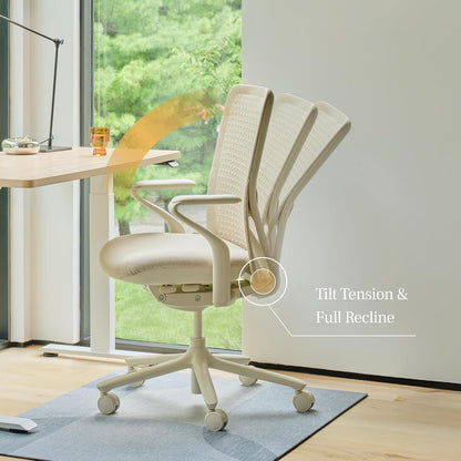 ✨ Premium Ergonomic Office Chair | Adjustable Lumbar Support Work Chair for Modern Home Office 🖥️